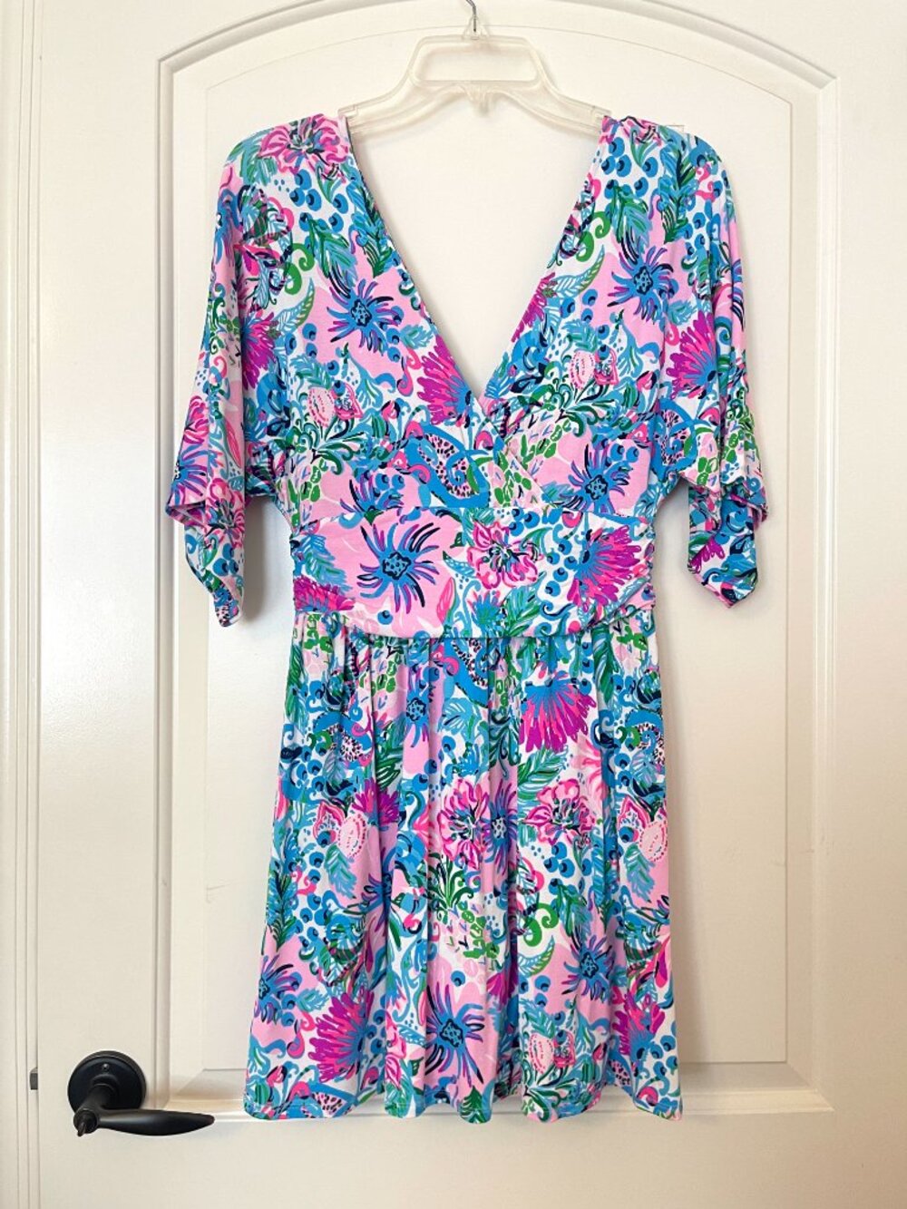 Lilly Pulitzer Parigi Romper Mandevilla Baby Paradise Petals Small - Picture 4 of 10